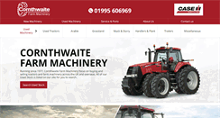 Desktop Screenshot of cornthwaites.co.uk